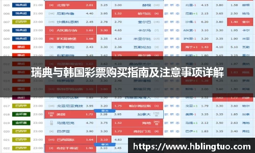 瑞典与韩国彩票购买指南及注意事项详解