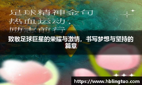 致敬足球巨星的荣耀与激情，书写梦想与坚持的篇章